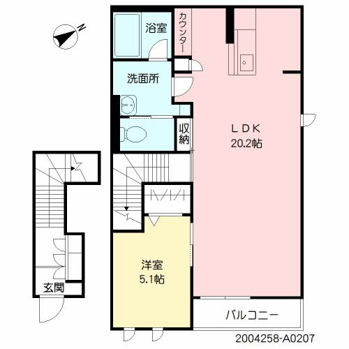 シャーメゾン向山公園 A0207号-16