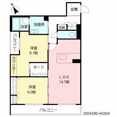 ラ・ルーチェ 東櫛原 * A0304号-15