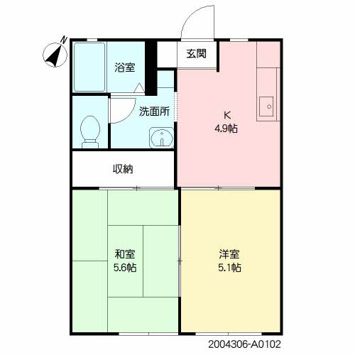 コーポウィングⅡ * A0102号-16