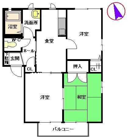 サクラージュ B棟 B0202号-2
