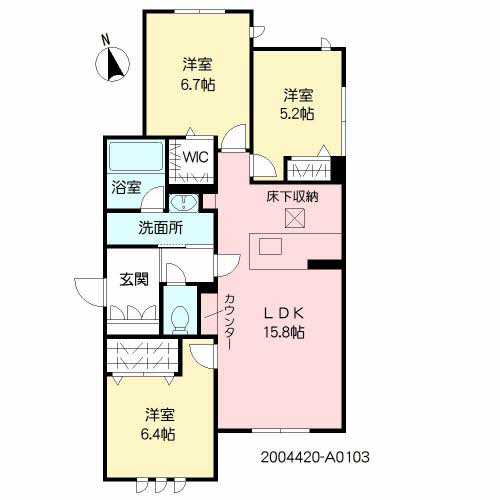 ベレオ南春日町　＊ A0103号-16