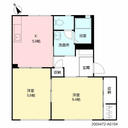 アルトリオ一番館　＊＊A0104-2