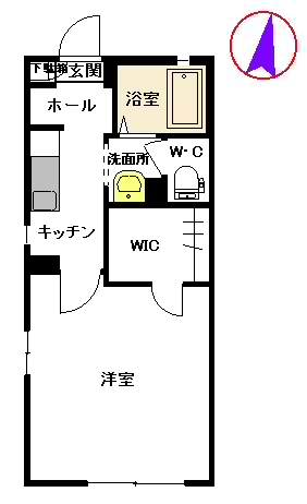 ステュディオ　Ⅱ棟　＊ B0101号-2