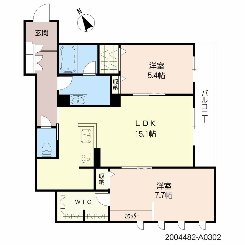 シャーメゾン博多駅南　＊＊A0302-2