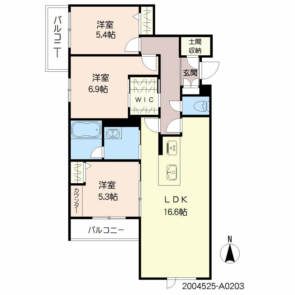 ベレオ本城東A0203-2