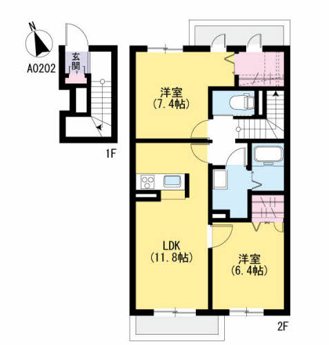 メゾンリラフォートＩ　＊A0202-2