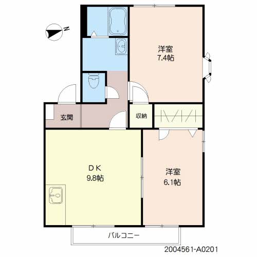 フレグランス里中A0201-2