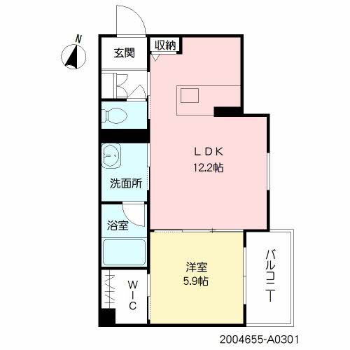 シャーメゾンふぢA0301-2