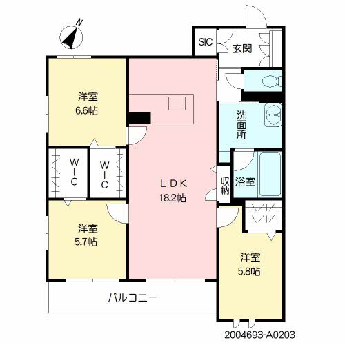 シャーメゾンＫｒｅｉｓ＆Ｌｉｌｉ　＊＊ A0203号-8