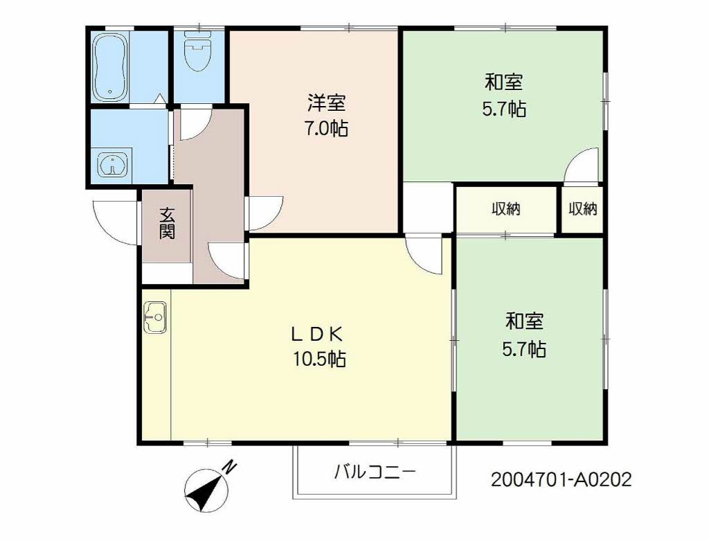 西浜コーポA0202-2