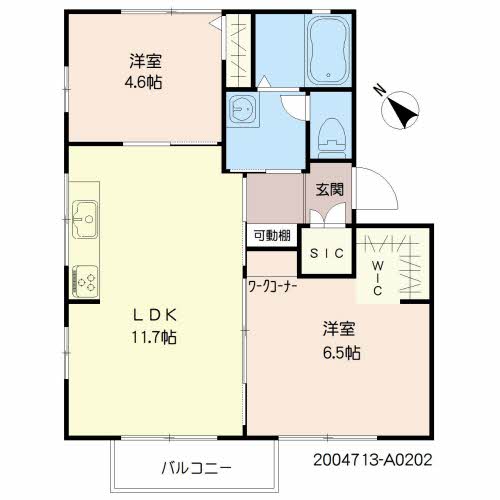 スターハイツ　Ａ棟　＊ A0202号-16
