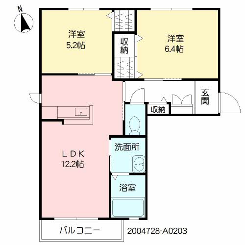 シャーメゾン宮里A0203-2