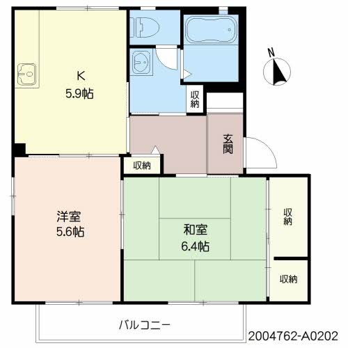 パルモ　Ａ棟　＊ A0202号-15