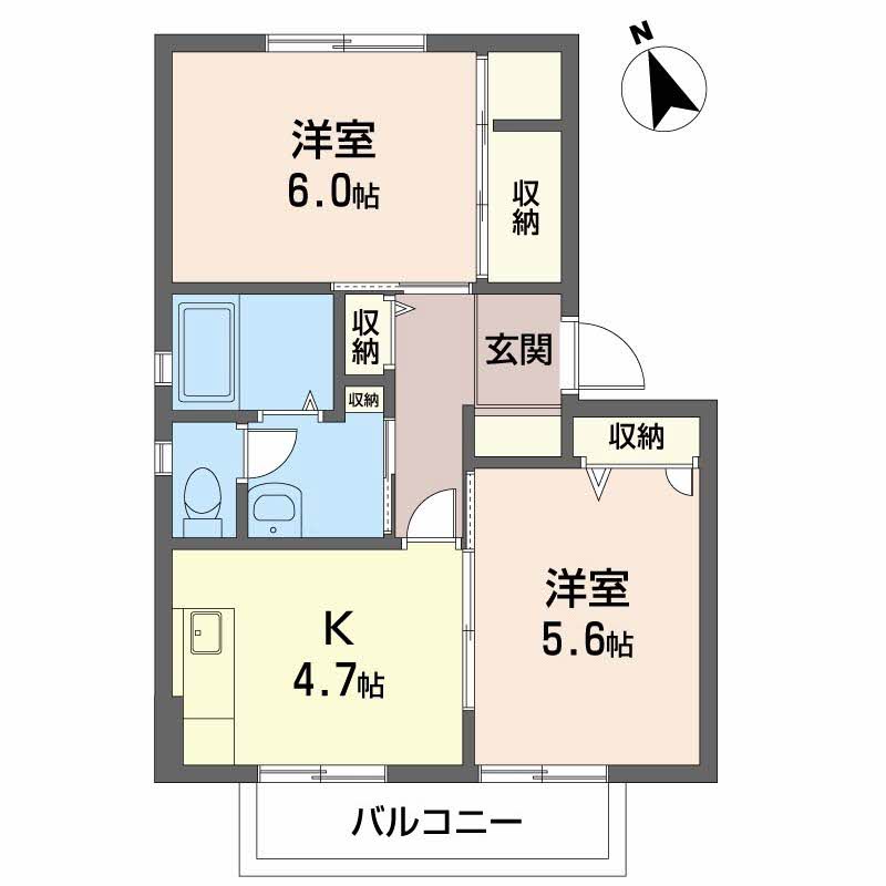 パルモ　Ｂ棟　＊B0202-2