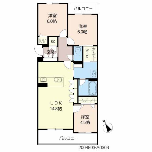 シャーメゾンステージ新成 ** A0303号-16