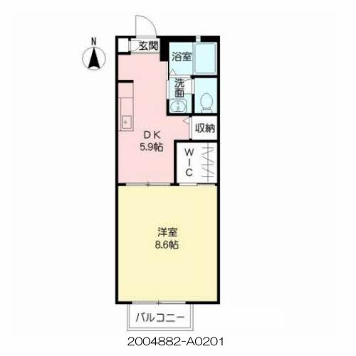 Fコート萩原 ** A0201号-16