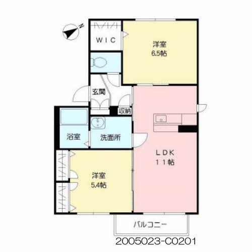 クウジィーコート　Ｃ棟C0201-2