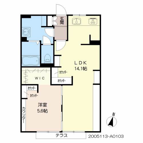 ブリンダール松木　Ⅰ棟　＊＊ A0103号-16