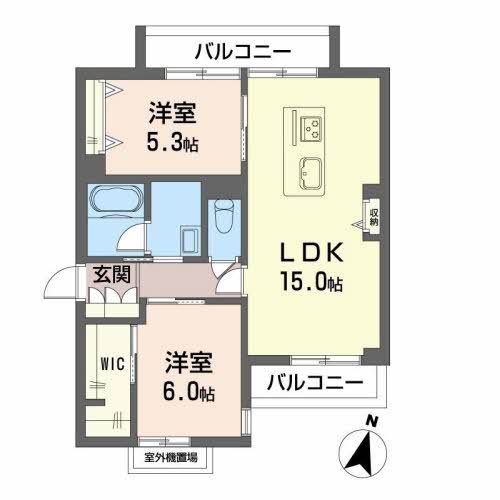 シャーメゾン若宮 ** A0201号-15