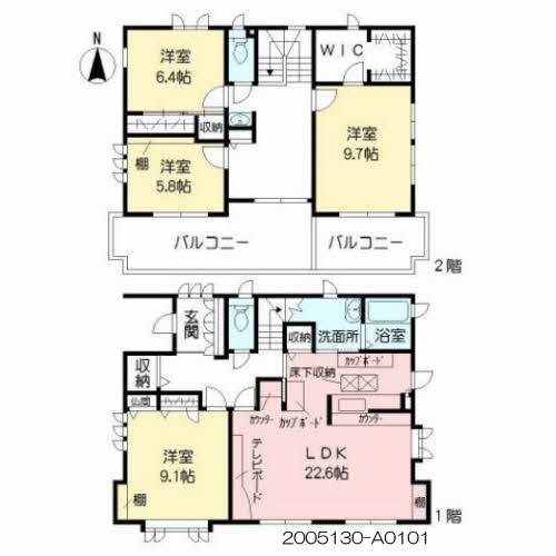 江津２丁目戸建貸家-2