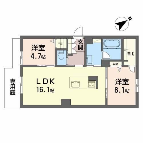 シャーメゾン城野駅前 ** A0101号-15