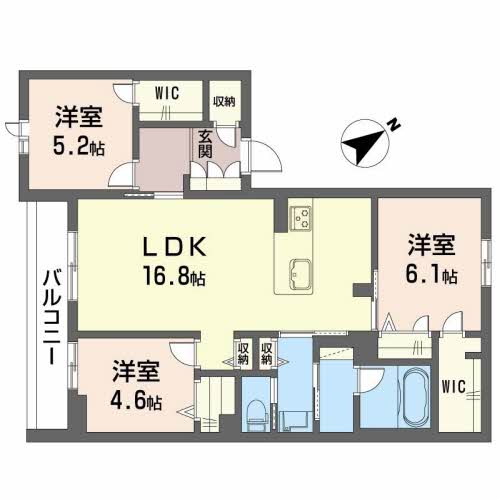 シャーメゾン城野駅前 ** A0201号-15