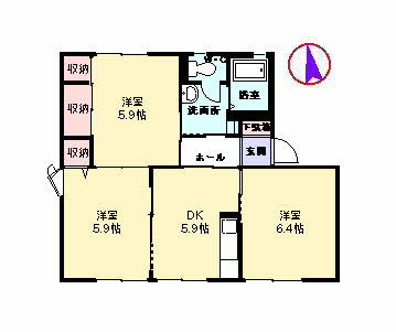 フォーレス稲富 B棟 * B0101号-16