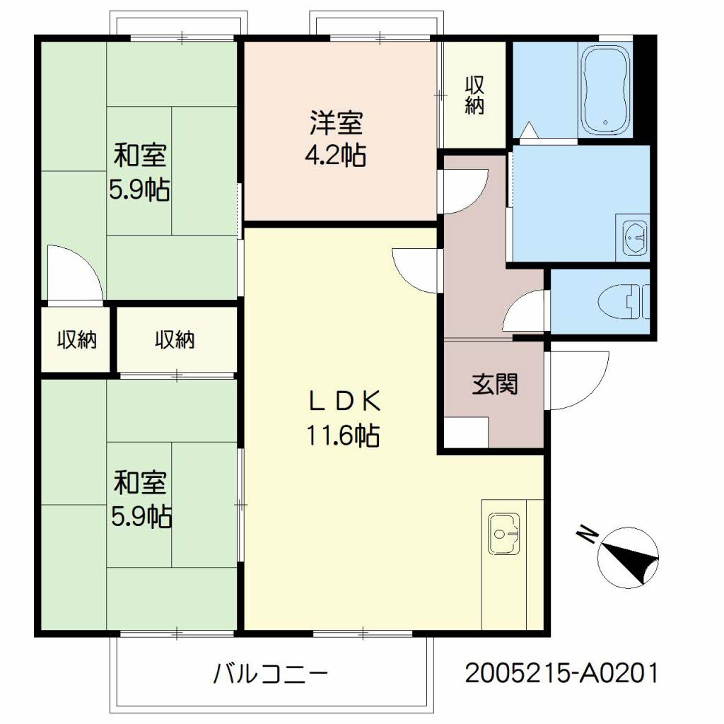ファミール真木　Ａ棟A0201-2