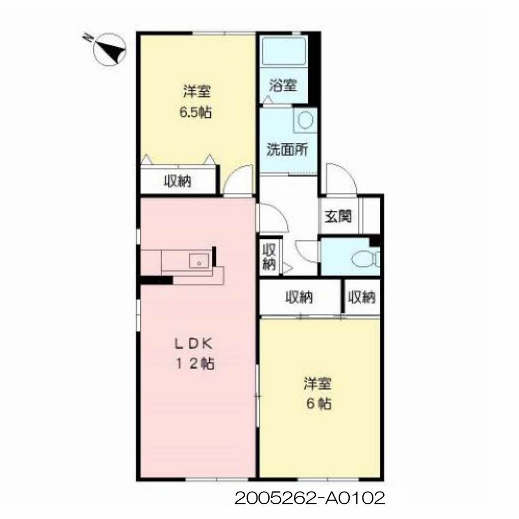 クロワール２０００　Ａ棟　＊A0102-2