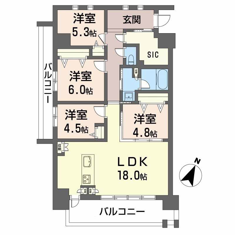 LaSante照葉オーシャンテラス A0306号-4