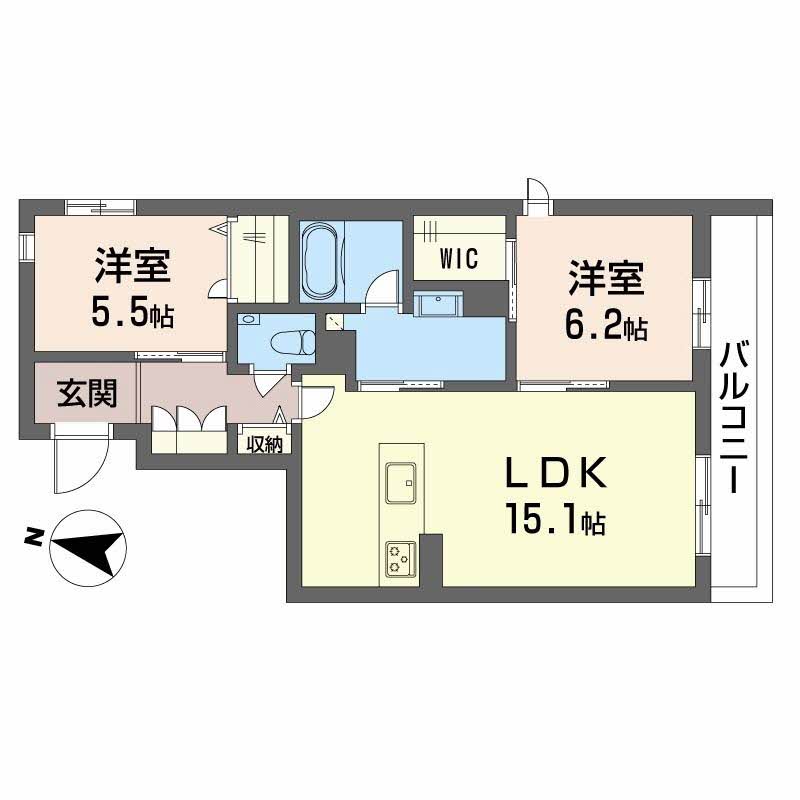 当社管理】ベレオ鳥飼 A0202号室（福岡県福岡市中央区） - 積水
