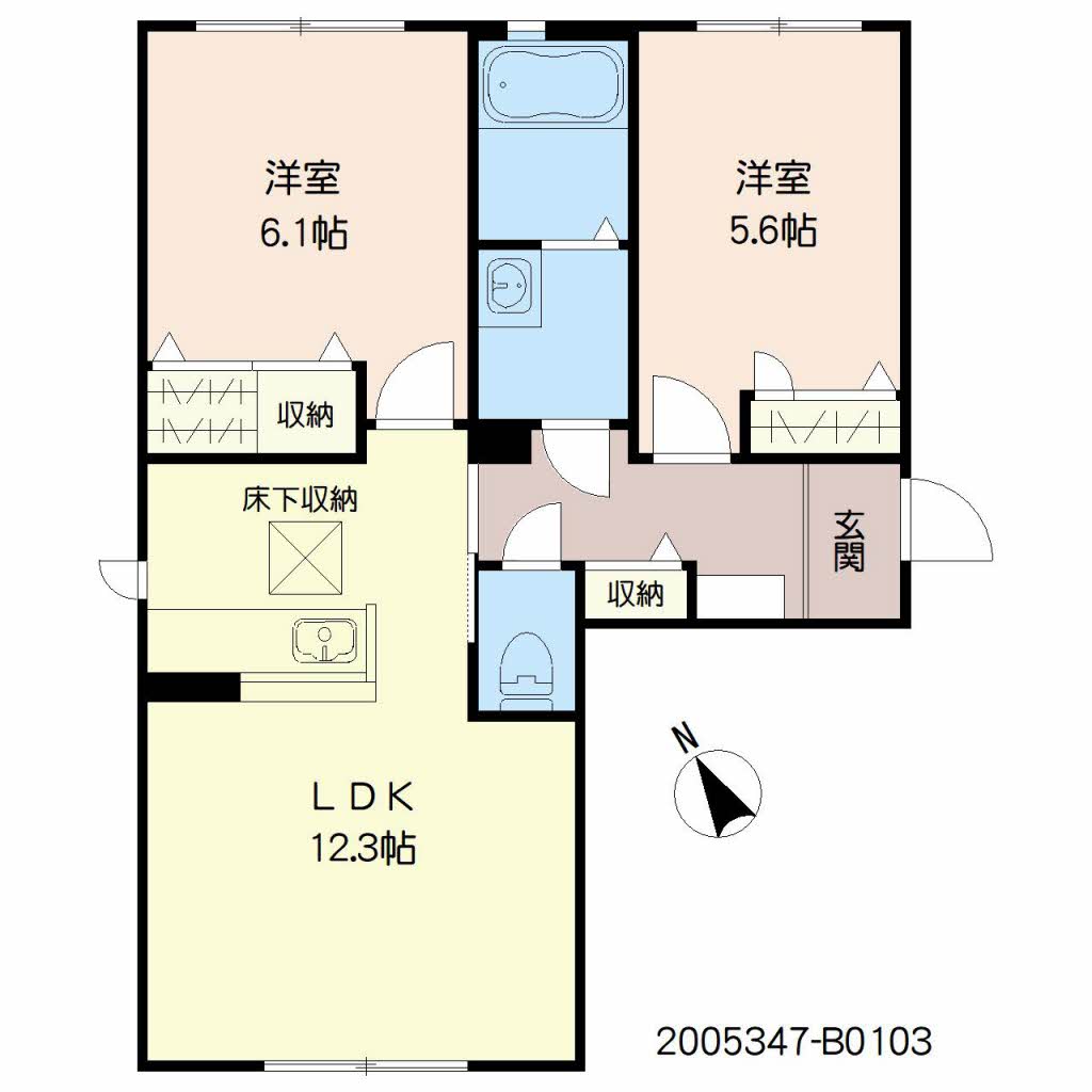 シャーメゾン　アムール　Ｂ棟　＊B0103-2
