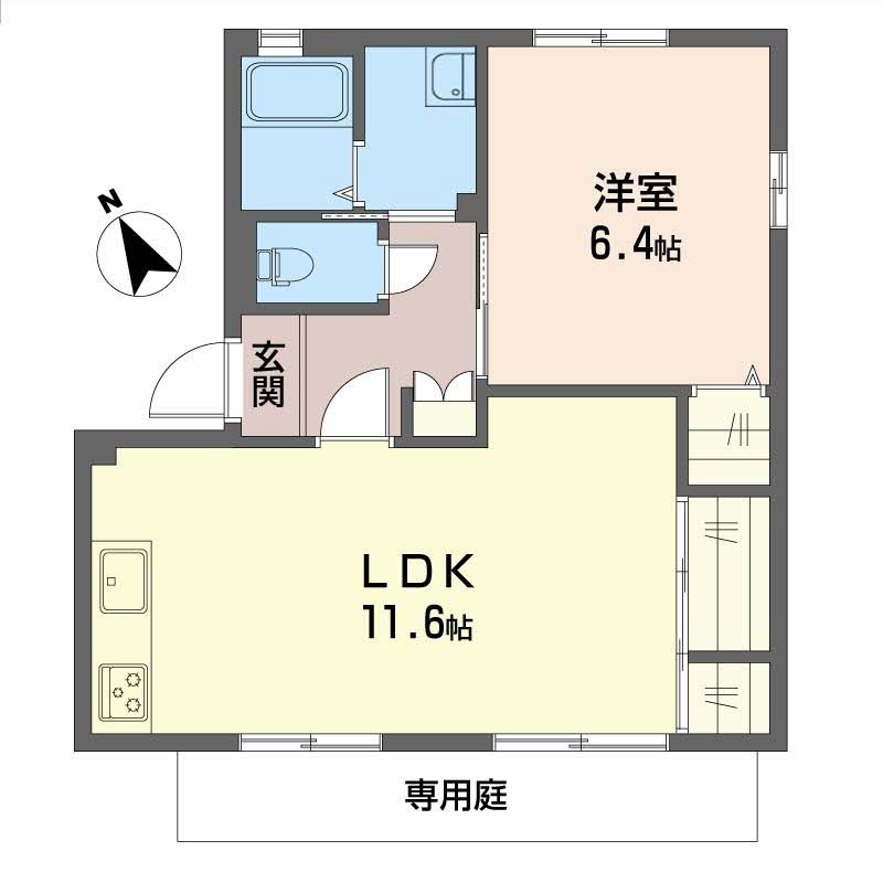 フレグランス宮司　Ｂ棟　＊＊B0101-2