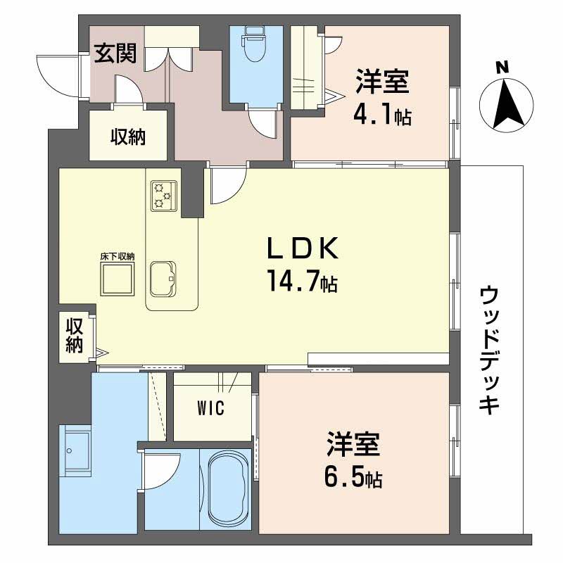シャーメゾン江平 WEST A0104号-15