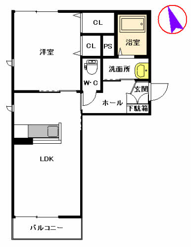 トップスターコート宮崎　Ｄ棟　＊D0203-2