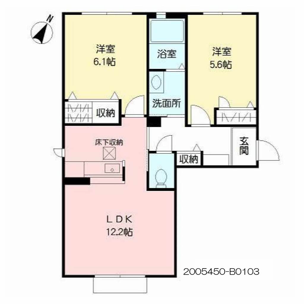 シャーメゾンヴィブレ　Ｂ棟　＊＊B0103-2