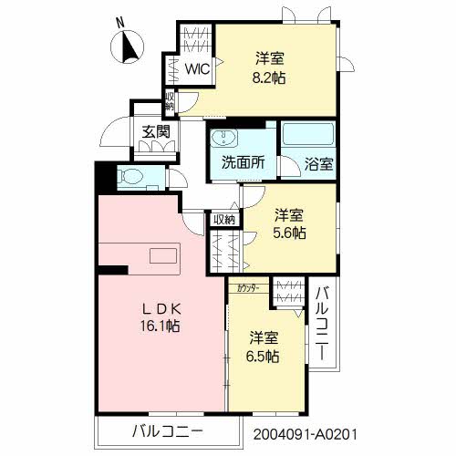 シャーメゾンステージ千代ヶ崎 ** A0201号-16