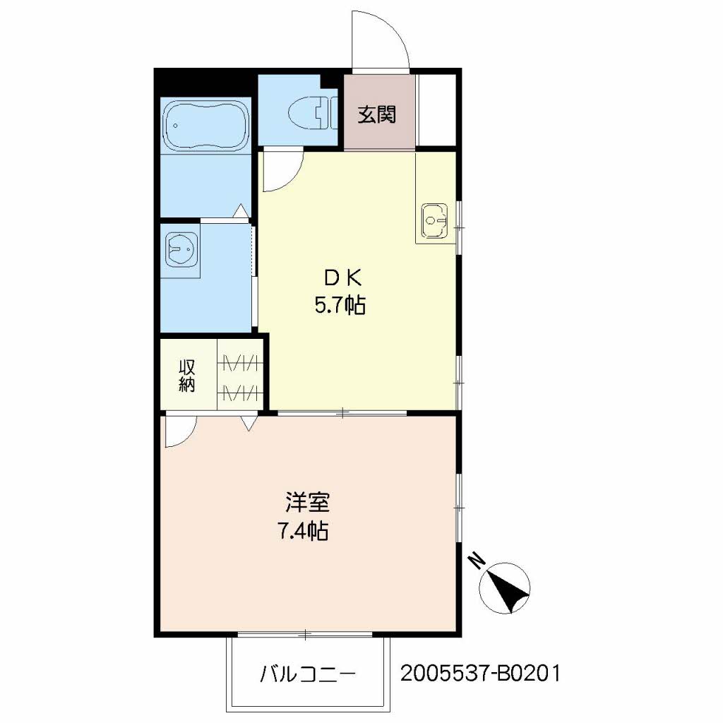 ドゥソレイユ21 B棟 B0201号-15