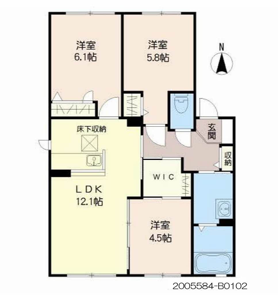 アンビシヨン　Ｂ棟　＊ B0102号-16