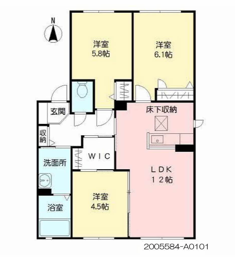 アンビシヨン　Ａ棟　＊A0101-2