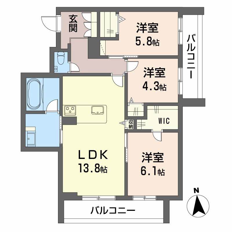 シャーメゾン　上水前寺 A0201号-15