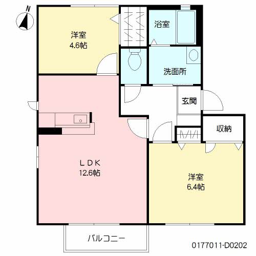 スペリオール　Ｄ棟　＊D0202-2