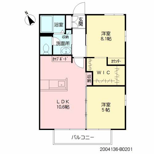 サンシャインハイツ　Ｂ棟 B0201号-16