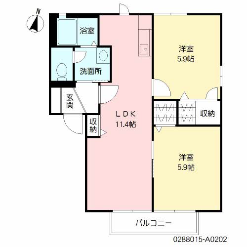 シャーメゾン・ボヌール　Ａ棟A0202-2