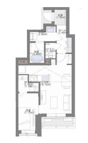 シャーメゾン凪 西新 A0201号-14
