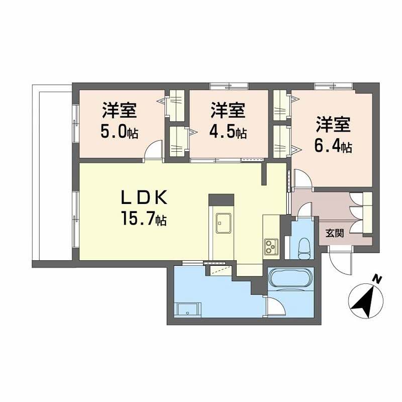 シャーメゾン上大利レジデンスA0102-2