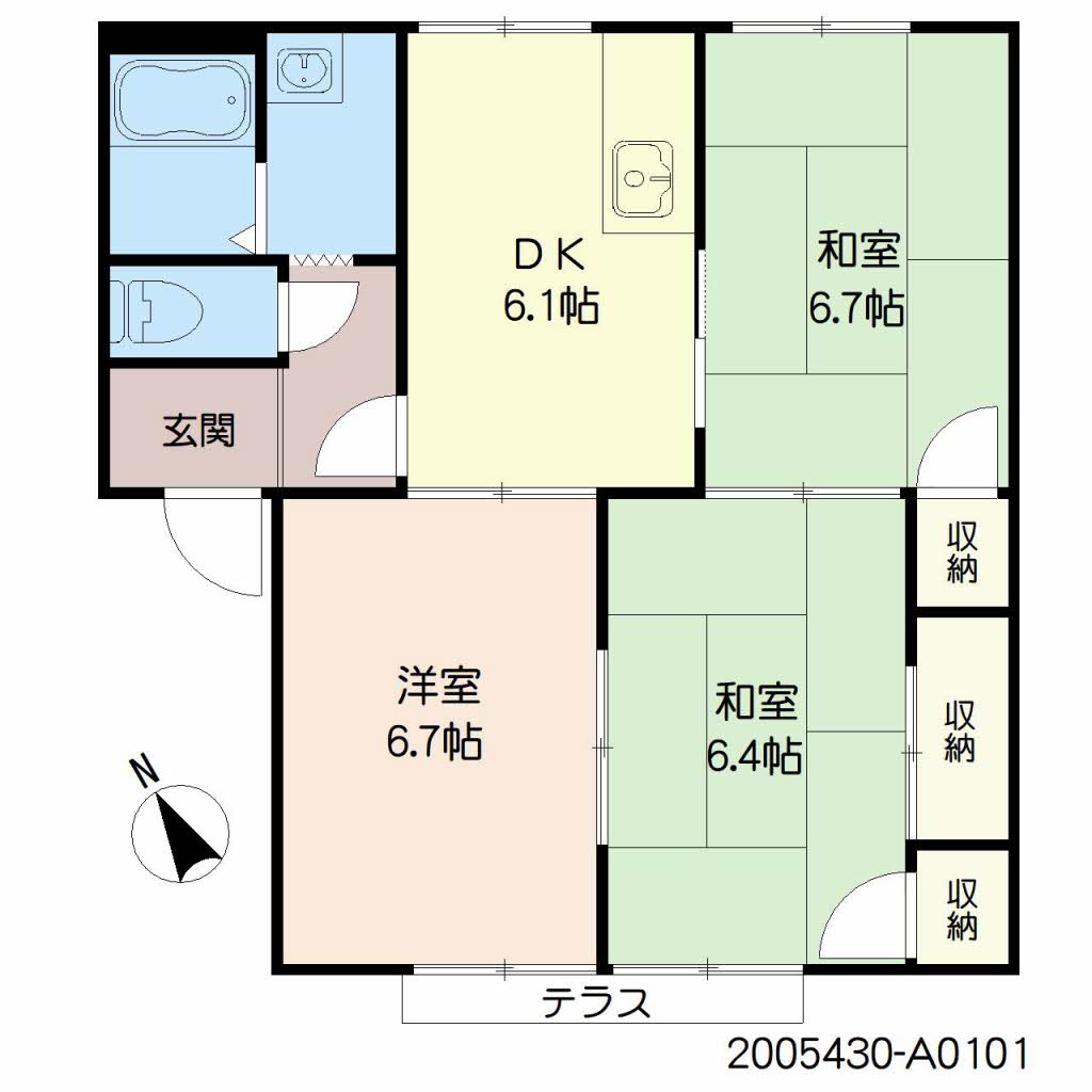 サンシャインハイツＡA0101-2
