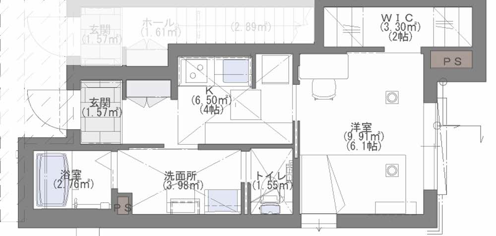 シャーメゾンリバーサイド草香江A0102-2