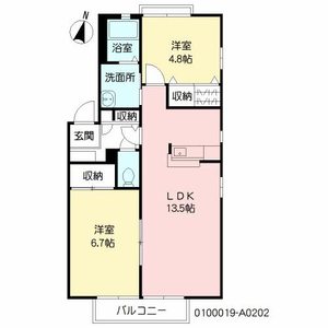 シャーメゾンＳＡＺＡＮ　＊＊ A0202号室