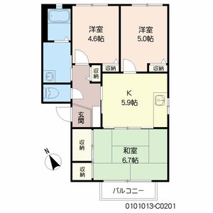 ルポ５１０　Ｃ棟　＊＊ C0201号-13